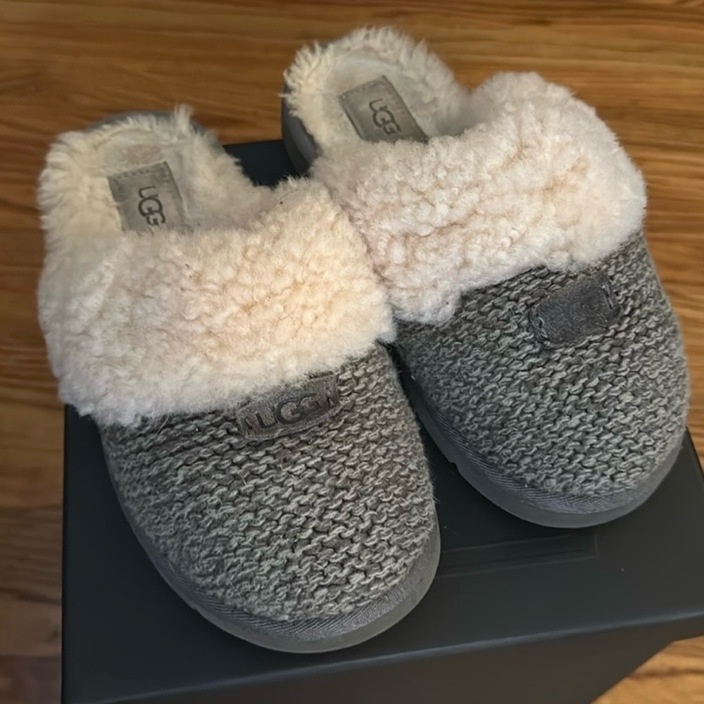 UGG knit slippers